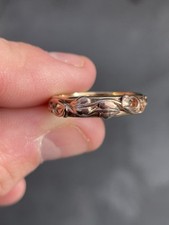 9ct Gold Welsh Clogau Art Nouveau Design Ring