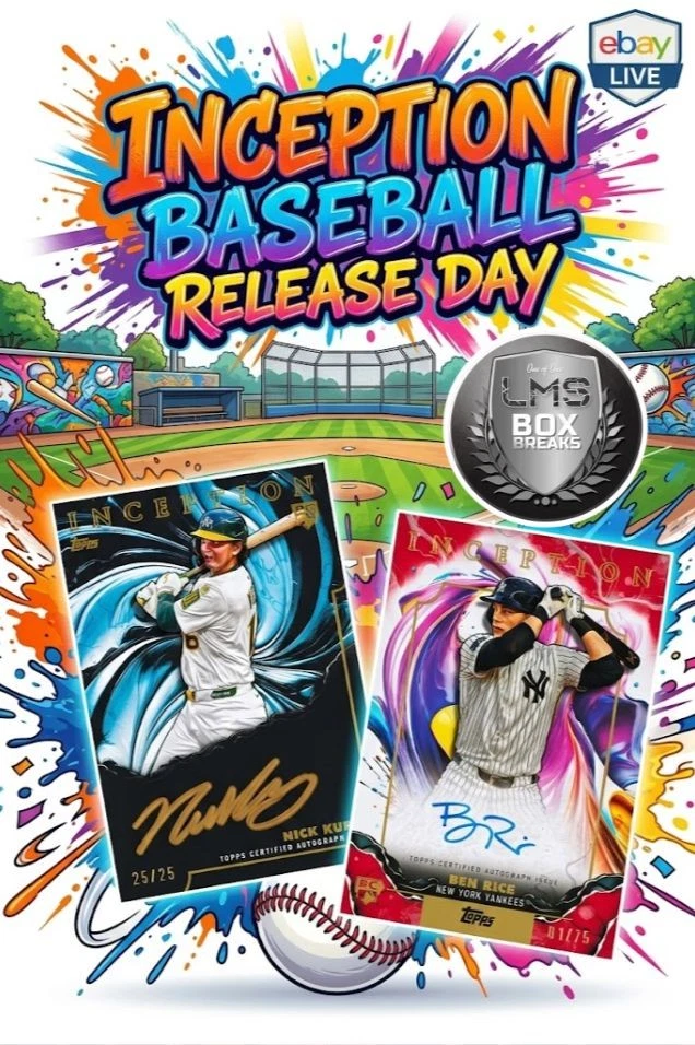 6/22  2025 MLB TOPPS INCEPTION MLB!! 1/2 CASE PYT'S LIVE!!!🎉LET'S RIP!