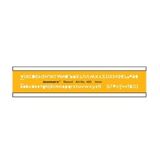 Lettering Guide Drawing Template Stencil 4 mm - Free Shipping