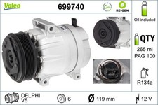 VALEO 699740 Kompressor, Klimaanlage für RENAULT