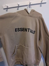 Fear of God Essentials Hoodie Medium Classic Tan  Pullover Urban Hip Hop XL