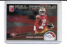 2020 DONRUSS ELITE DEEBO SAMUEL FULL THROTTLE GOLD # 5/5 49'ERS