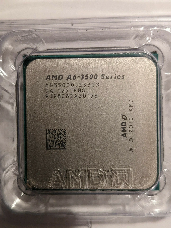 AMD AMD A6-3500 AD3500OJZ33GX 2.1GHz Triple Core K10 Socket FM1 CPU  - Image 2 of 2