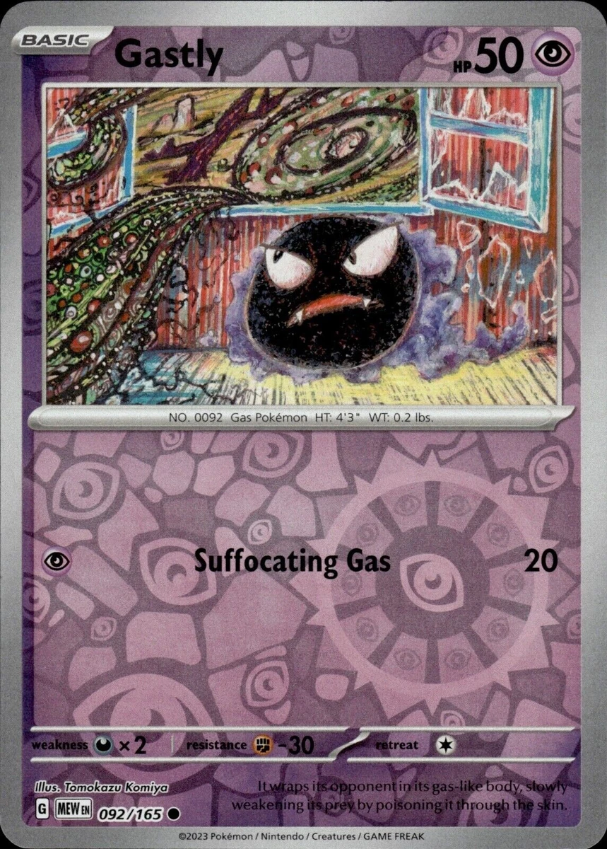 Gastly 092/165 Sv: Scarlet & Violet 151 for sale | eBay