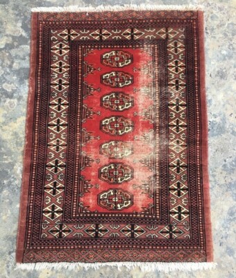 Vintage Afghan Hand knotted Rug Boho Rug Taimani Rug Bedroom Rug,2x3 ft