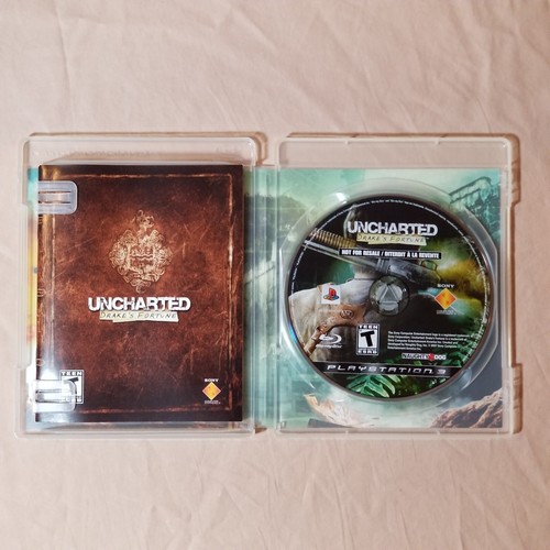 Uncharted Drake's Fortune NOT FOR RESALE PS3 Promo PlayStation 3 Video Game CIB - Picture 7 of 8