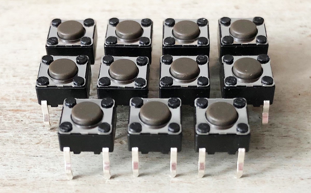 LINE 6 BASS POD XT LIVE FOOT SWITCH REPLACEMENTS - SET OF 11