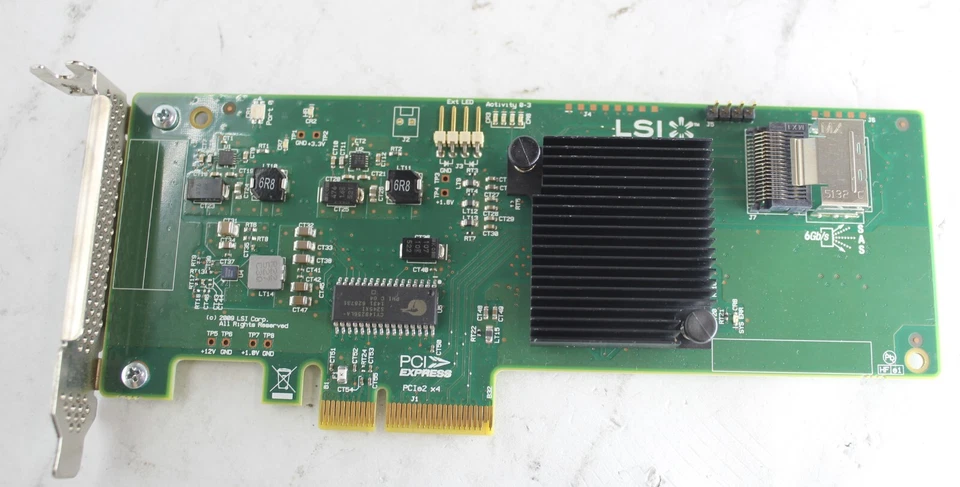 LSI SAS 9211-4i PCI-Express to 6Gb/s Serial Attached SCSI Card H3-25211-01K - Image 4 of 4