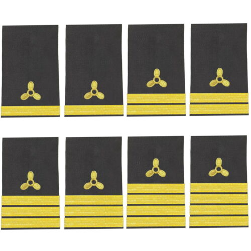 BuyStripes Engineer Uniform Shoulder Board Epaulets With Gold Propeller - Picture 1 of 5