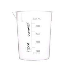 Lot (9) VWR 75800-242 500ml TPX Beaker Without Handle 213-0485 New!