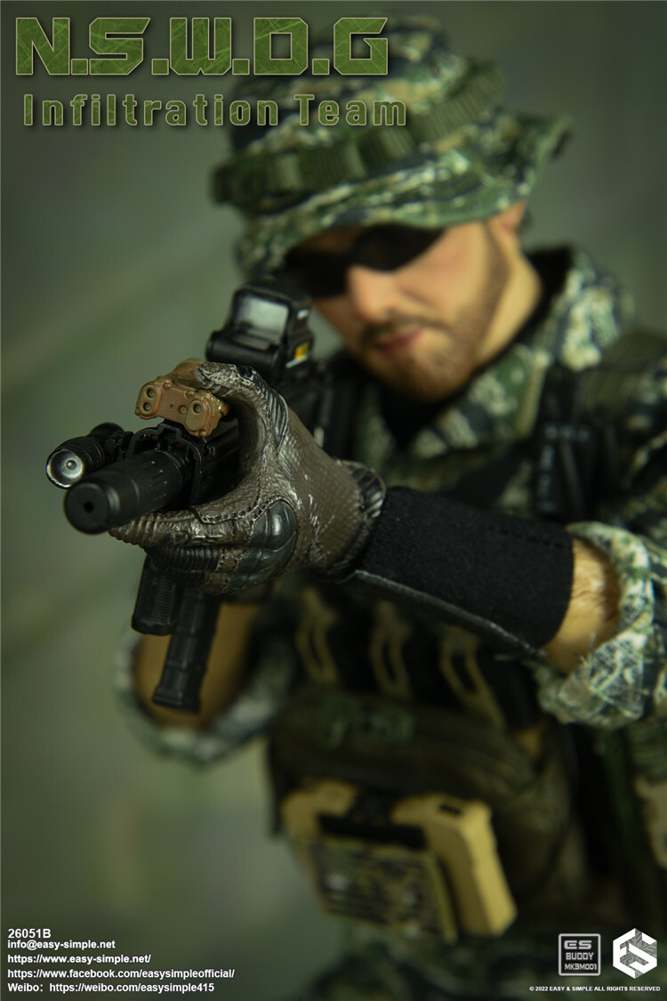 Easy & Simple N.S.W.D.G Infiltration Team 1/6 Scale Action Easy & Simple N.S.W.D.G Infiltration Team 1/6 Scale Action