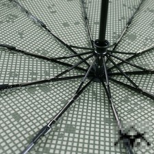 Tactical Nylon Waterproof Rainproof Sunshade Fold Umbrella Night Camouflage