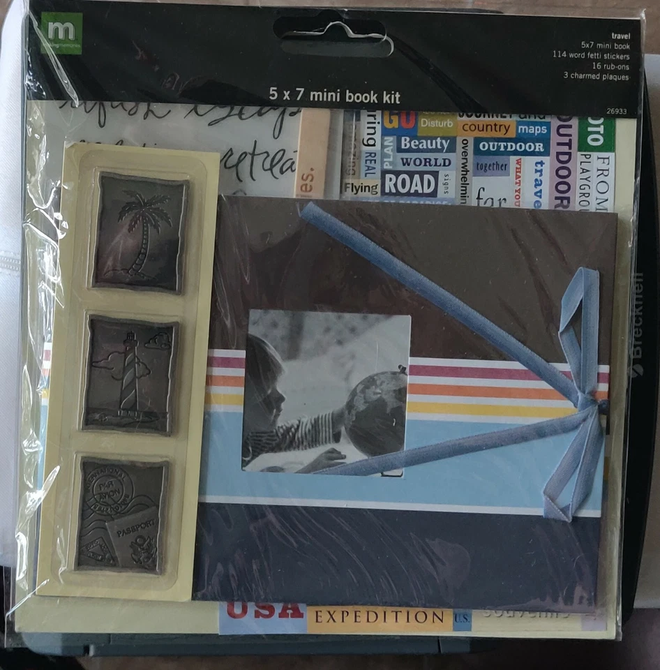 Kit de álbum de mini libro de viaje personalizado álbum de recortes Foto 2 de 3