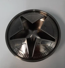 Vtg Ashtray, Marlboro, Texas Lone Star Brushed Stainless Steel 2 Piece 4.75”