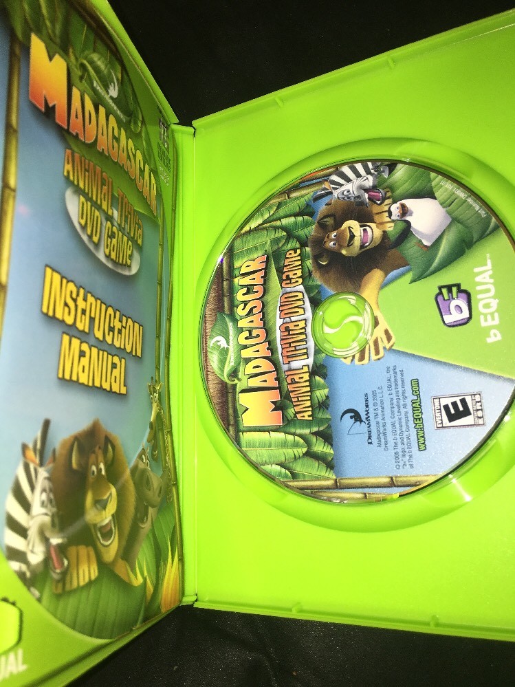 MADAGASCAR Animal Trivia DVD Game eBay