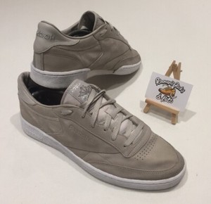 reebok club c hombre plata