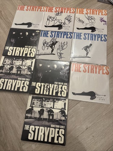 The Strypes Vinyl Collection X10 Singles 5 Signed Blue Collar Jean Etc Some Rare