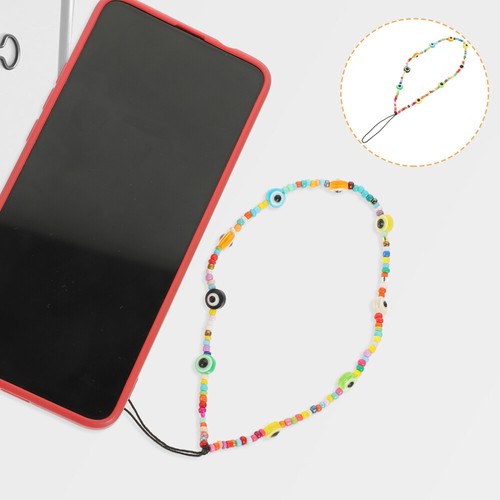 Devil's Chain Colorful Beaded Phone Lanyard Charms Strap Aesthetic - Zdjęcie 4 z 12