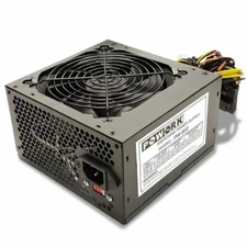 Brand NEW--Powork 600w-Max ULTRA QUIET ATX Power Supply SATA, PCIe & 20+4-pin