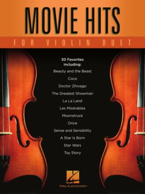 MOVIE HITS FOR VIOLIN DUET MUSIC BOOK 30 GREAT SONGS BRAND NEW ON SALE SONGBOOK