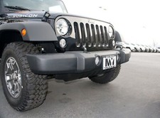 Quick Release License Plate Bracket For 2008-18 Jeep Wrangler Jk Plastic Bumpers
