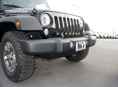 Quick Release License Plate Bracket for 2008-18 Jeep Wrangler JK plastic bumpers