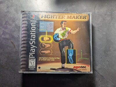 Fighter Maker (Sony PlayStation 1, 1999) CIB PS1