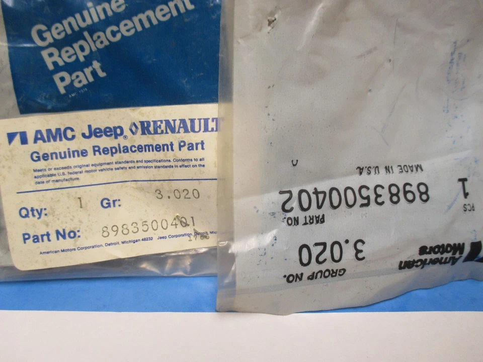 brush set for starter,new,N.O.S. jeep,eagle,renault 74-89 8983500401-2 - Изображение 2 из 2