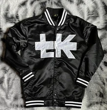 Rare Vintage Tyga Last Kings Embroidered Starter Style Satin Jacket Sz M