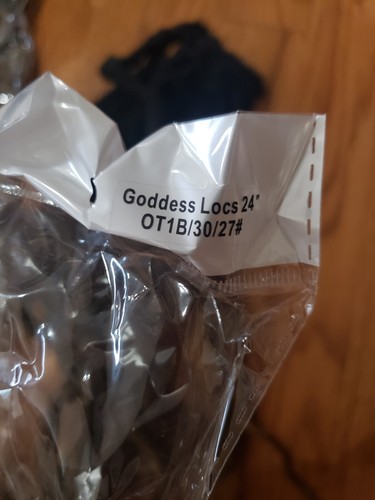 GODDESS LOCS 24"" OT1B/30/27# FALSO LOCS GANCHILLO CABELLO TRENZA SINTÉTICA (6 PAQUETES) - Imagen 4 de 5