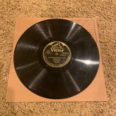 78 RPM Record Ted Weems What I Like About You Hot Jazz Dance Victor 22838 VG+