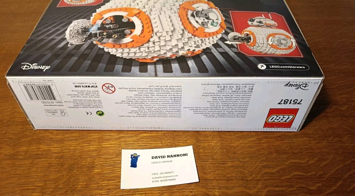LEGO® Star Wars 75187 BB-8 DROID RARE COLLECTOR RETIRED RARE MISB