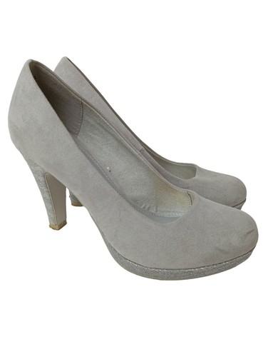 MARCO TOZZI Tacones altos Mujeres Talla EU 38 gris claro look casual - Imagen 5 de 5