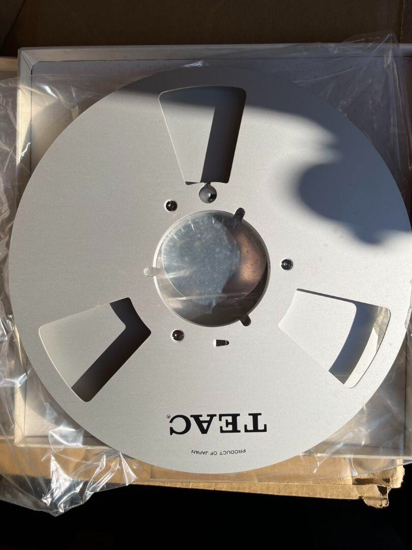 TEAC　EMPTY REEL　RE−1002 Teac RE-1002 empty tape 10.5 METAL REEL TO REEL with box