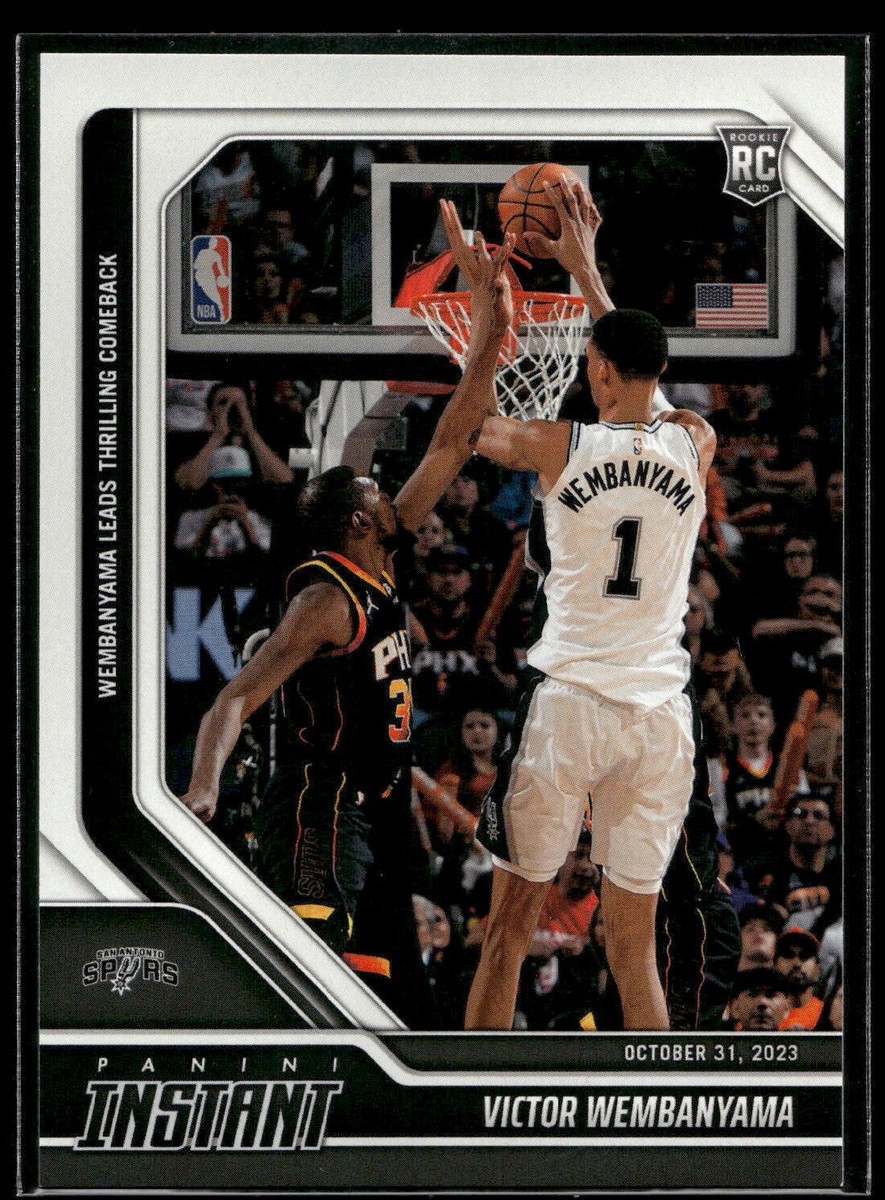 2023-24 Panini Instant Victor Wembanyama ROOKIE CARD 1/10018