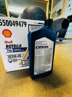 (6) Genuine OEM Mopar SAE 5W40 Synthetic Engine Oil For Jeep Ram 68001332PC