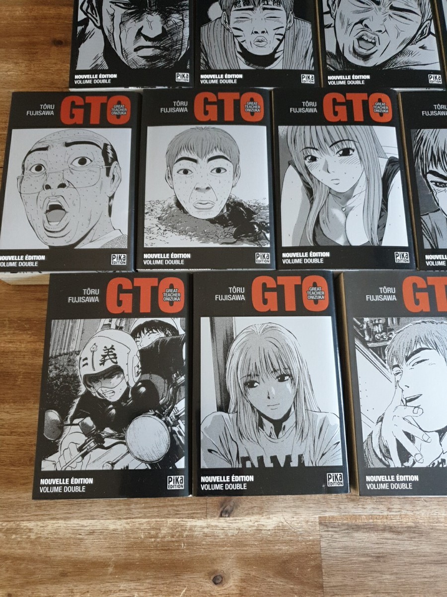 L'intégrale GTO DOUBLE TOME 1 À 13 GREAT TEACHER ONIZUKA PIKA TORU