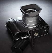 Handmade Genuine Real Leather Camera Half Case Bag Cover For Fujifilm GFX100RF