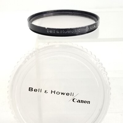 Canon Bell & Howell Sky 1 A 58mm Screw In Type Filter Photography Camera Black