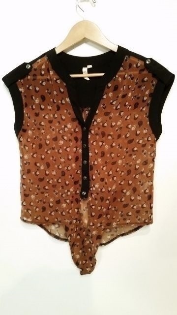 Mind Code size S button down shirt BIRD print - image 6