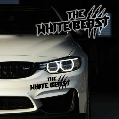 The White Beast Aufkleber Sticker Folie Tattoo