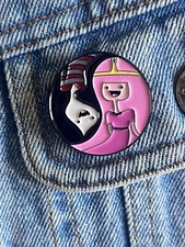 Adventure Time - Princess Bubblegum And Marceline Yin Yang Enamel Pin