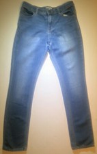 Cat  Jack Blue Skinny Entubado Jeans Size 16, Waist Draw String, 75 Cotton