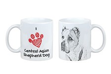 Cane da pastore dell'Asia centrale tazza con cane Ti amo Art-Dog