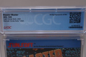 Blaster Master Nintendo NES 1988 Sunsoft CIB completo di scatola grado CGC 9.0