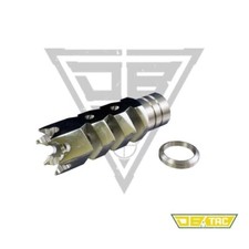 US Compensator 5/8x24 TPI Thread Muzzle Brake Shark Style Stainless Steel