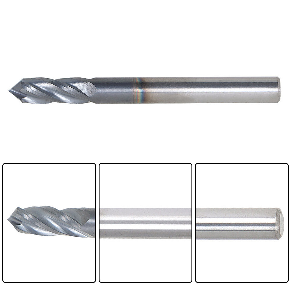 4 Taglierina Per Mulino Al Flauto, Flauti Rivestiti In Carburo - Foto 2