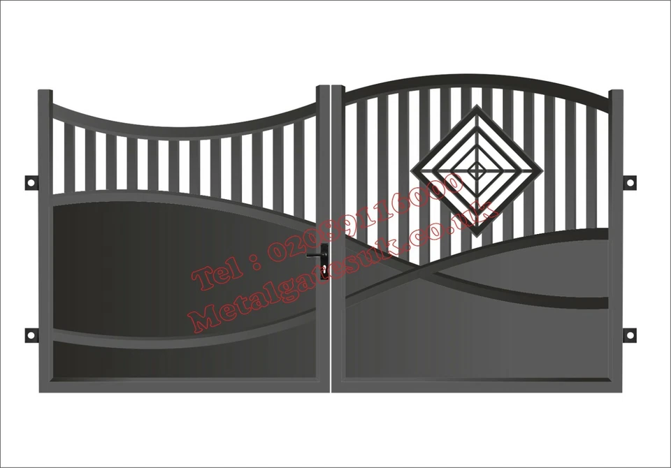 DRIVEWAY GATES/COMPOSITE WOOD GATE / WOODEN GATE/ METAL GATE/BI FOLD GATES - Image 2 of 3