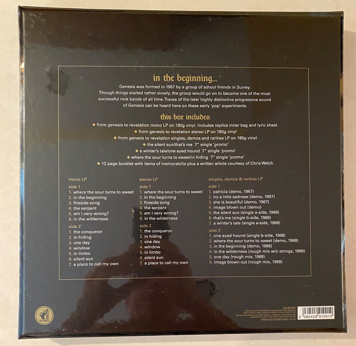 GENESIS From Genesis to Revelation Peter Gabriel NEW 3 x LP box