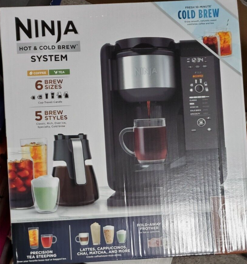 Ninja Hot and Cold Brewed System, Tea and Coffee Maker with 6 Brew